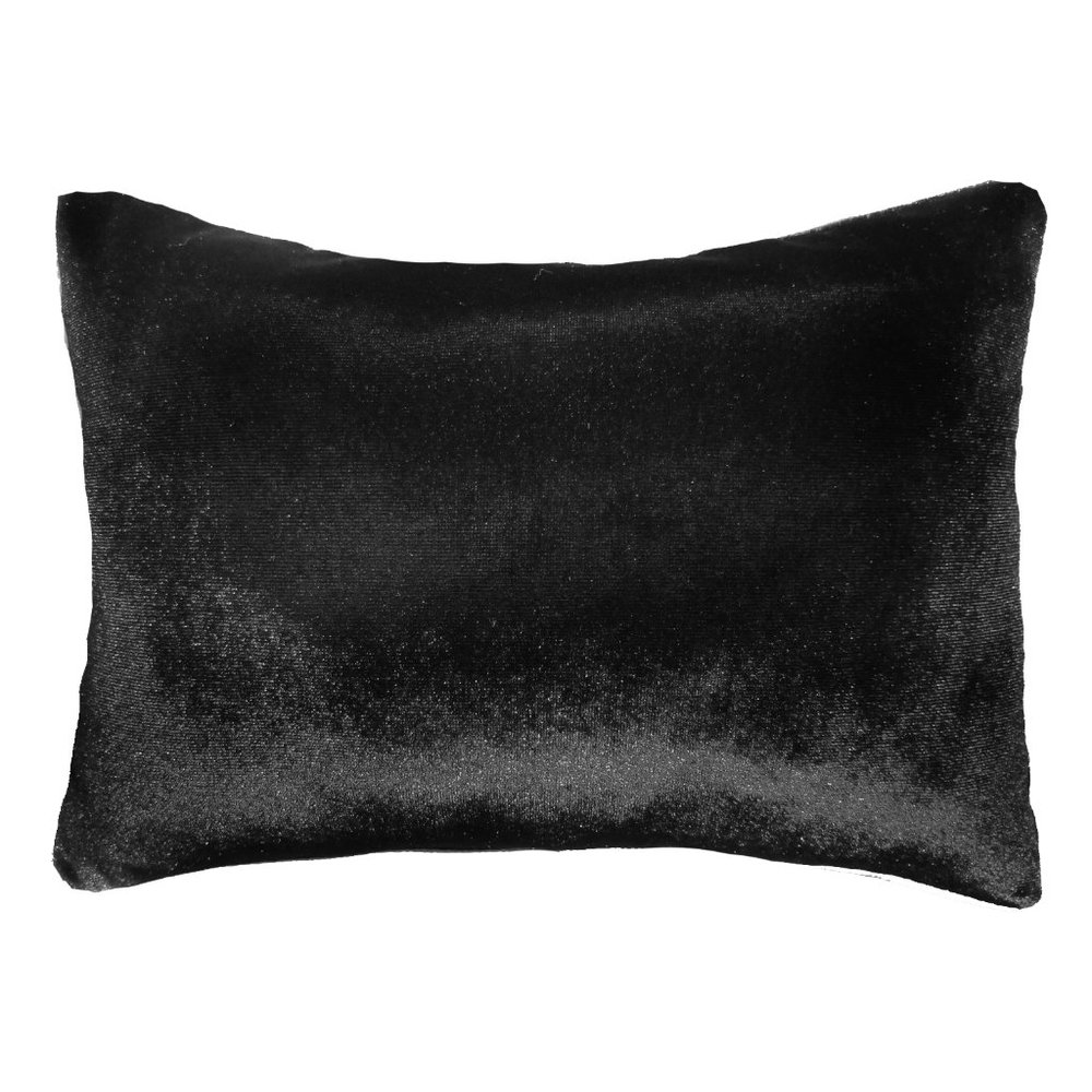 Black Velvet Pillows 16x12 inches. New. Soft, nice